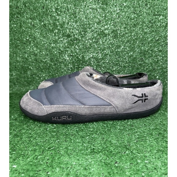 Kuru Draft Mens Size 10.5 Gray Black Casual Classic Walking Slip On Mule Slipper main image 5